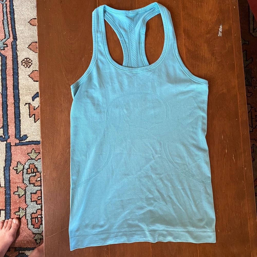 lululemon | swift tech tank | 6 | teal